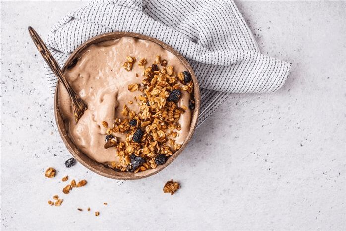 granola laikantis sveikos mitybos